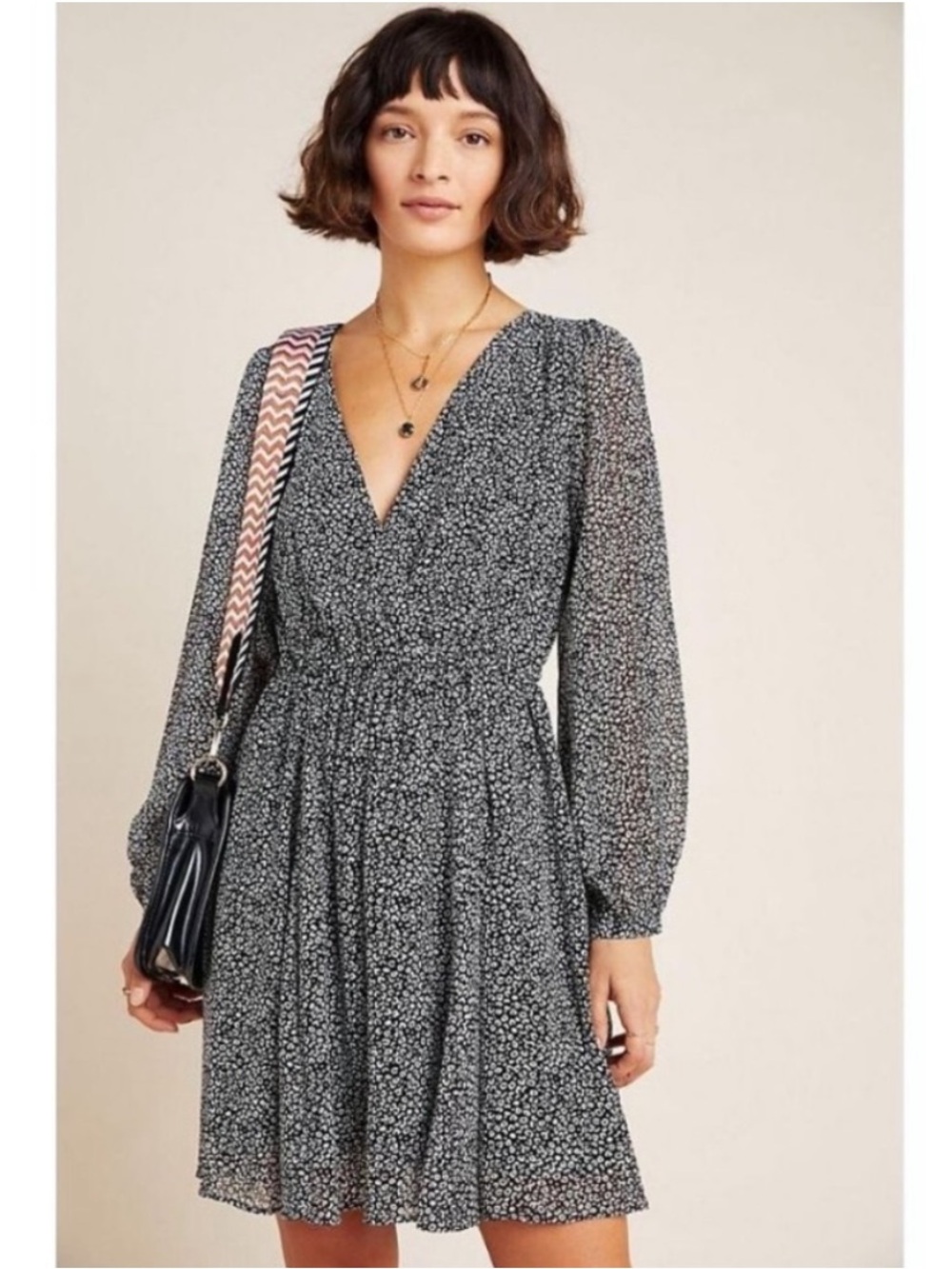 Anthropologie Carolyn Surplice Dress